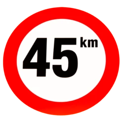 Sticker 45 Km.