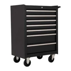 Gereedschapswagen 7 Laden Zwart