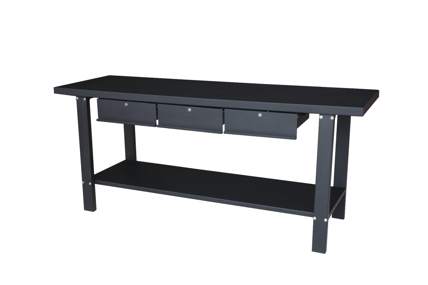Werkbank Met 3 Laden, Zwart Metaal -Werkplaats Gereedschap Winkel 9706945 werkbank met 3 laden zwart e. soer b.v. oliemolenweg 10