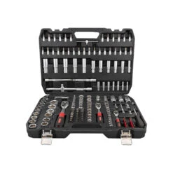 Doppendoos 171-delig 1/4"+3/8"+1/2"