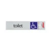 Bord Alulook Toilet Toeg. Voor Rolstoel - 165x44 Mm Zelfkle.