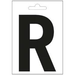 Nautic Letter R Zwart 100 Mm.