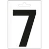 Nautic Cijfer 7 Zwart 100 Mm.